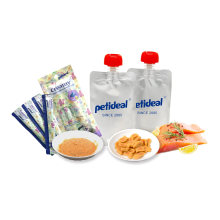 Petideal/OEM Cat Lick Treats Cat Liquid Snack Cat Cream 10g/12g/15g Bag Chicken Flavor Tuna Flavor Salmon Flavor for Cat